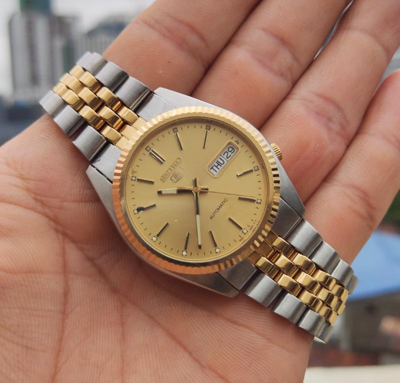 seiko datejust two tone, bra handel UPP TILL NUM AV -  