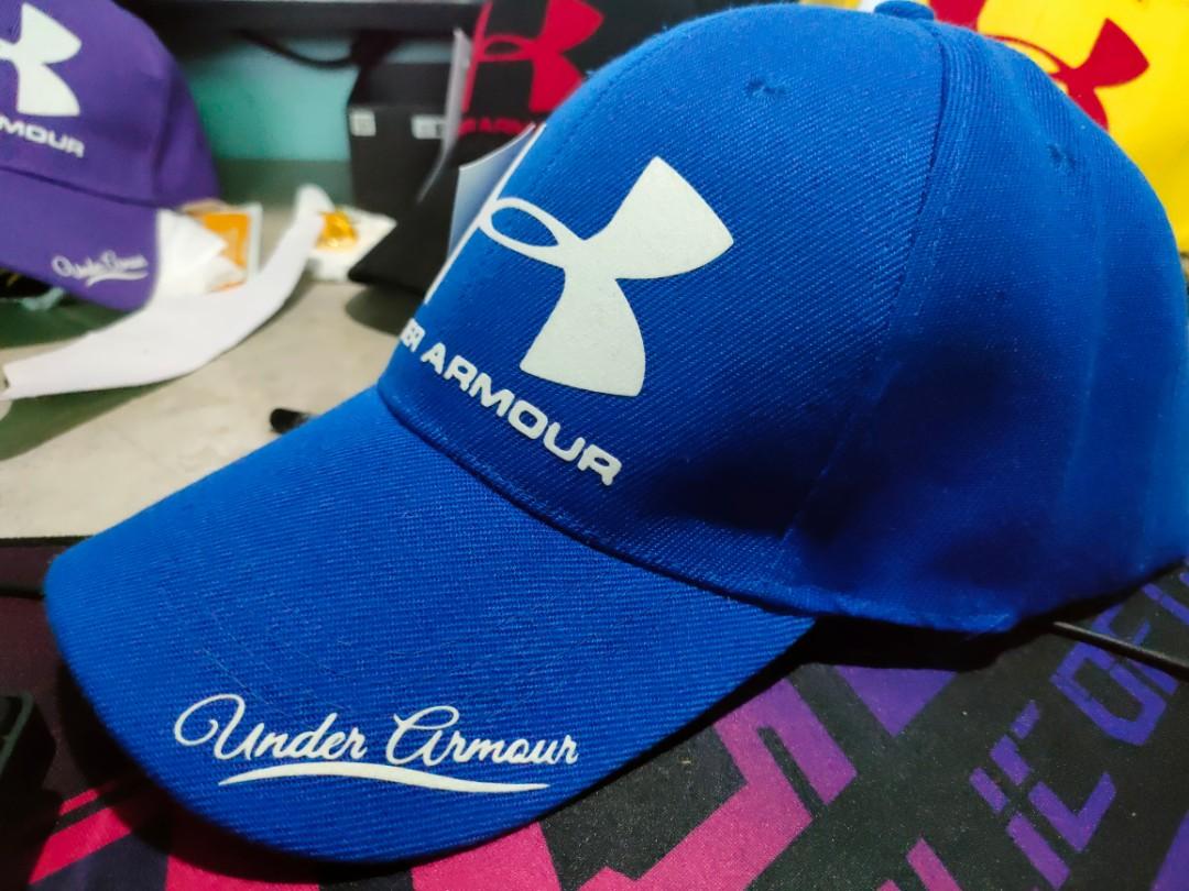 blue under armour hat