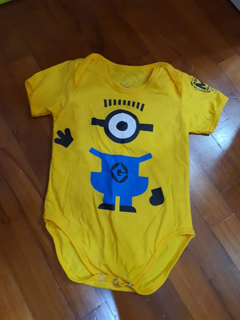 USS Minion Romper, Babies & Kids, Babies & Kids Fashion on Carousell