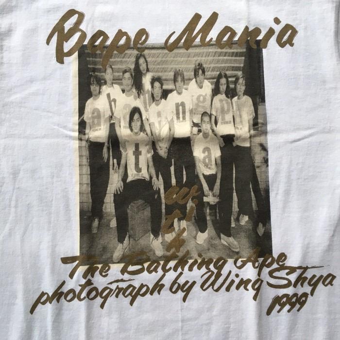 VINTAGE BAPE MANIA 1999 HONG KONG TEE, 男裝, 上身及套裝, T-shirt