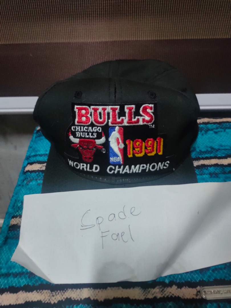Vintage cap/ chicago bulls 1991 world 