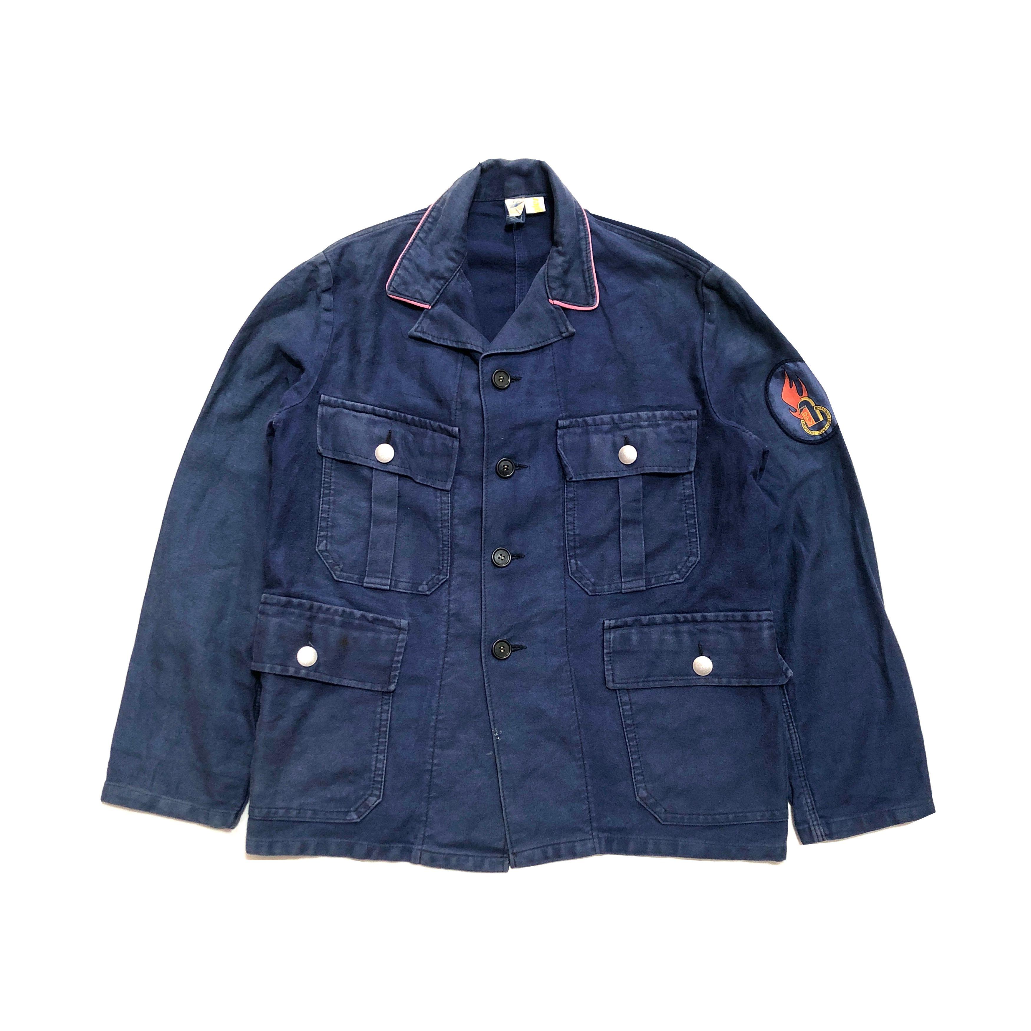 Vintage German Fireman Moleskin Jacket, 男裝, 外套及戶外衣服