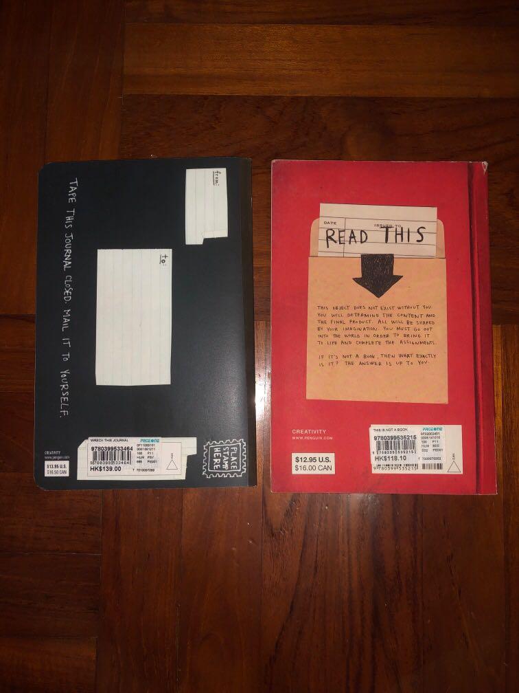 $20兩本for two 】Wreck This Journal + This is not a book by Keri