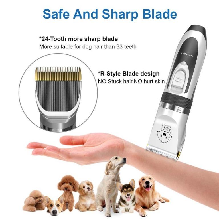 1079 YIDON Dog Clippers Dog Grooming kit Cordless Adjustable Pet Clippers Dog Hair Trimmer Rechargeable Dog Shears Pet Grooming Professional Hair