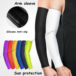 Anti-Slip Sports Compression Arm Sleeves with UPF50 for Men Women Sun  Protection