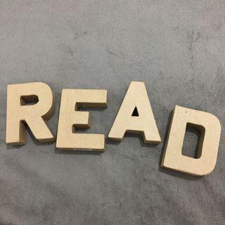 3D letter shelf decoration 