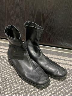🇰🇷正韓方頭短靴 3cm  40碼25號
