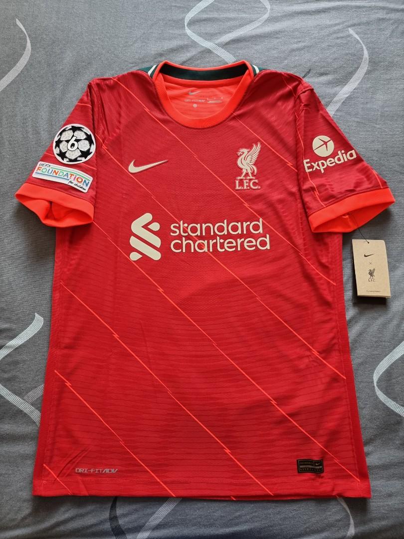 BNWT) Official Liverpool FC 2021 2022 Home Kit DRI-FIT ADV with New  Official STARBALL BOH and UEFA Foundation Patches, Men's Fashion,  Activewear on Carousell