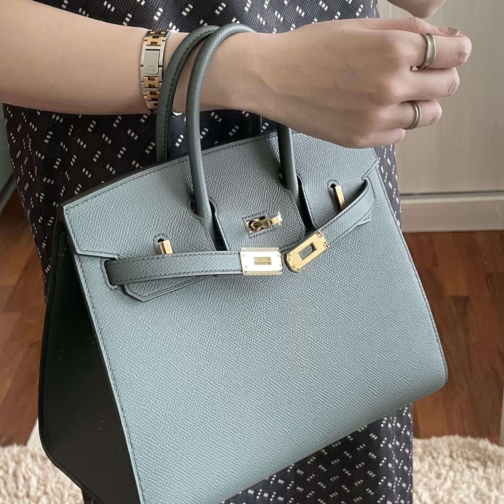 Hermes Birkin Sellier 25 Etoupe Epsom Gold Hardware