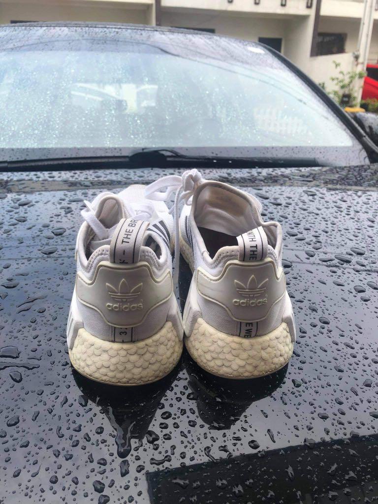 Adidas nmd r1 white trace grey deals