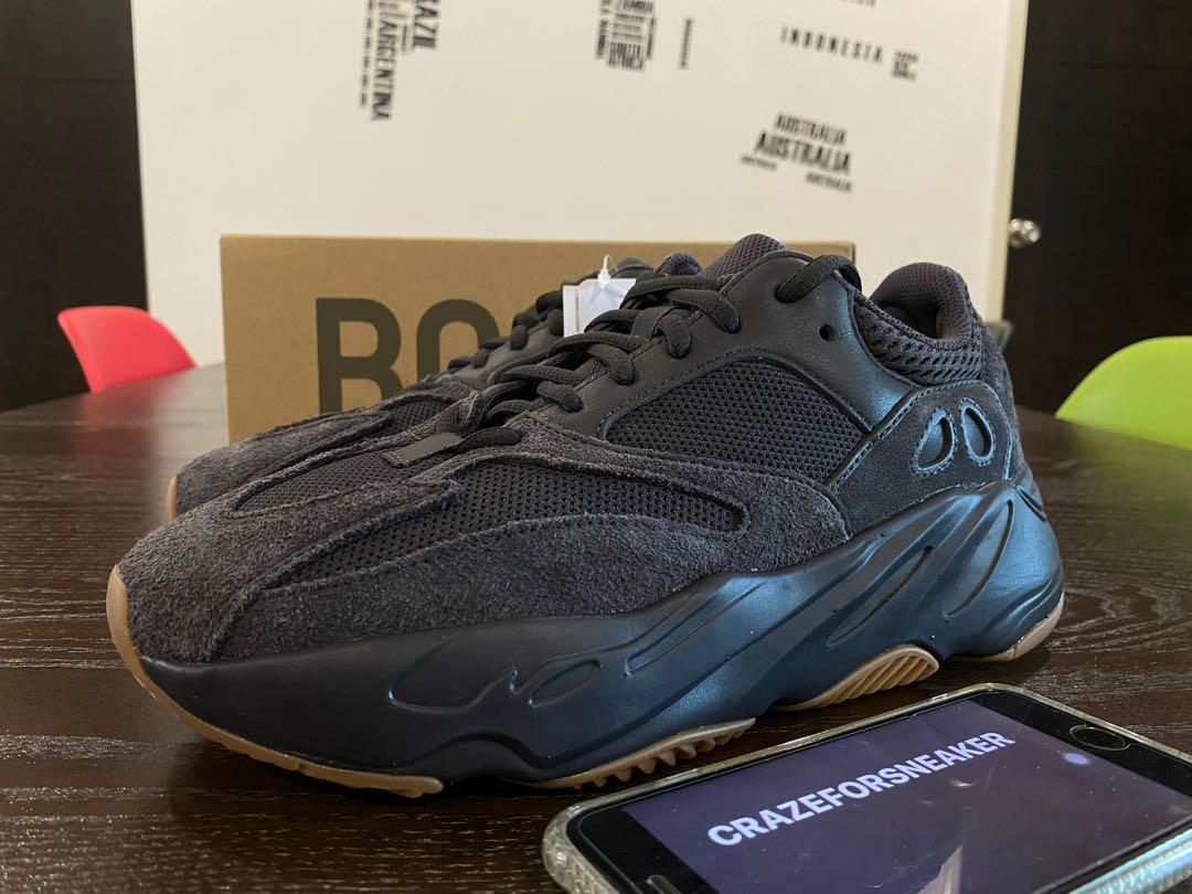 Adidas Yeezy 700 V1 Utility Black US8 Men s Fashion Footwear