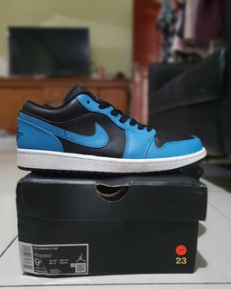 AIR JORDAN 1 LOW LASER BLUE BNIB SIZE 