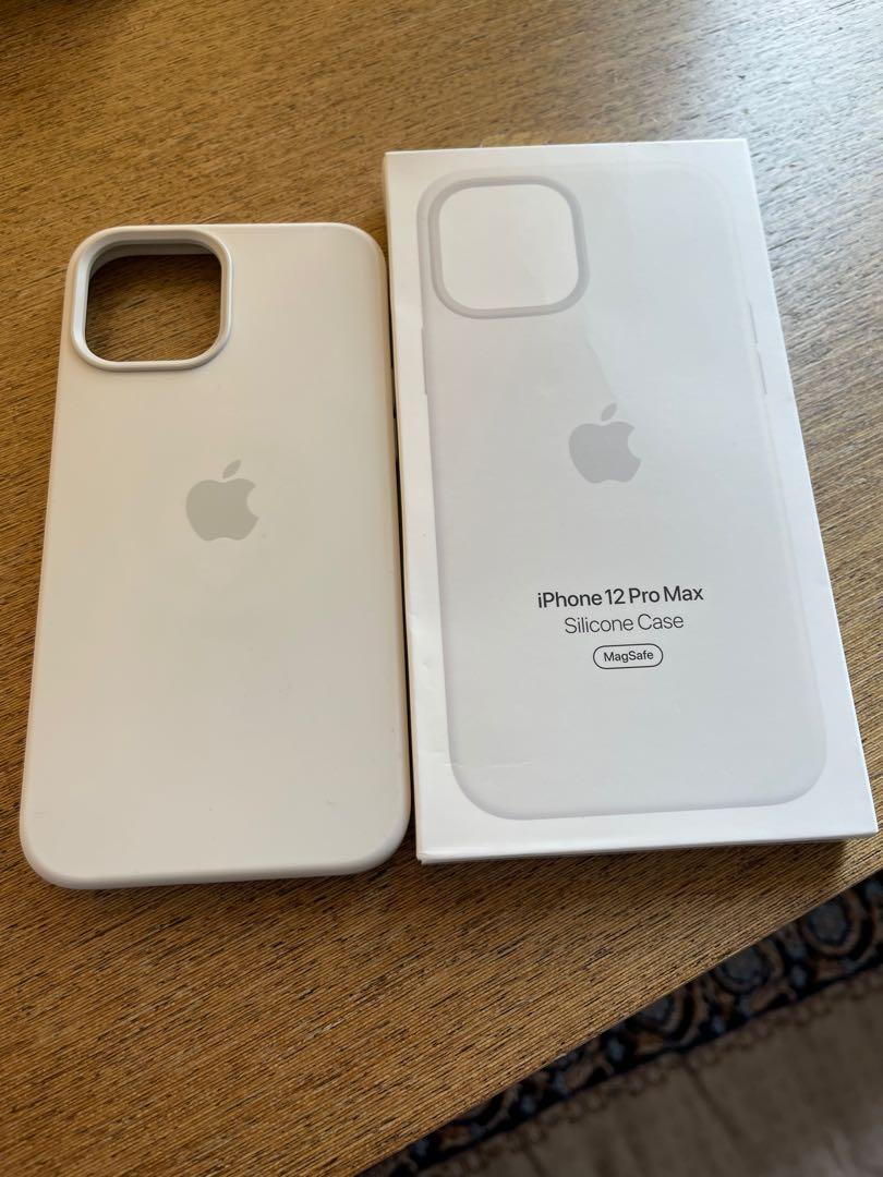 Apple iphone 12 pro max white original silicon case, Mobile Phones