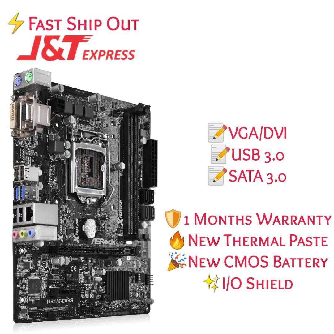 Asrock H81M DGS 1150 socket motherboard LGA1150 B85 mainboard