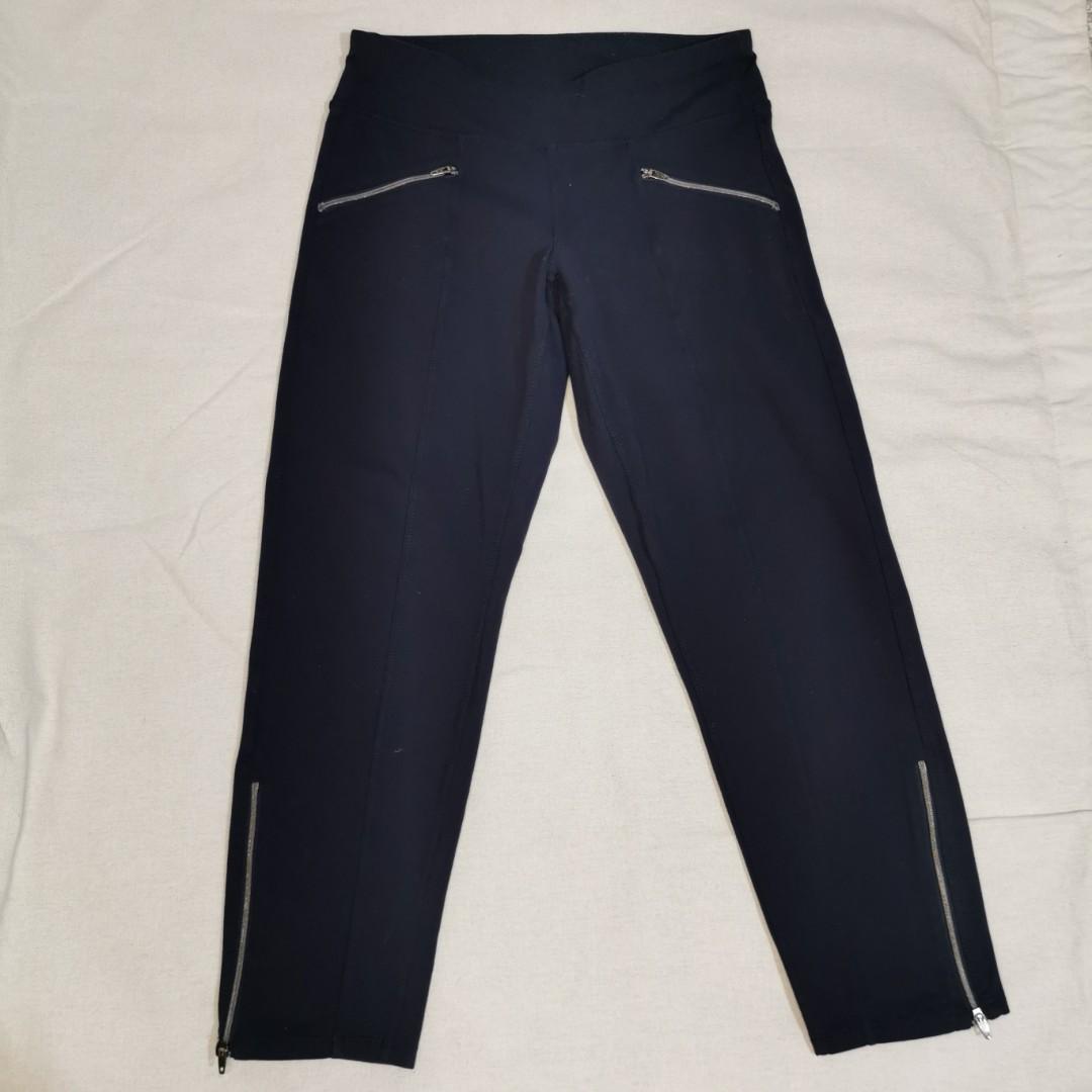 Athleta Navy Blue Leggings / Jeggings 