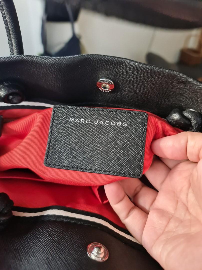 Marc Jacobs Logo Shopper East-West Tote Bag Vachetta Red, Rymlig  shoppingväska