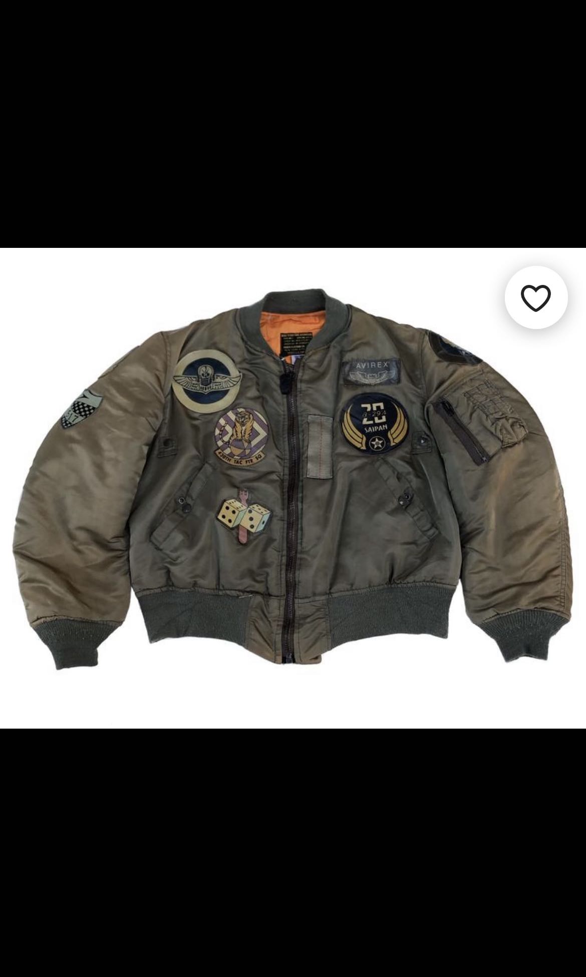 Mens avirex clearance jackets