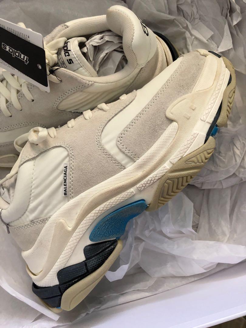 Balenciaga Triple S White 38 Women s Fashion Footwear Sneakers