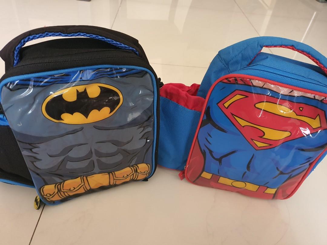 Superman backpack with lunchbox discount