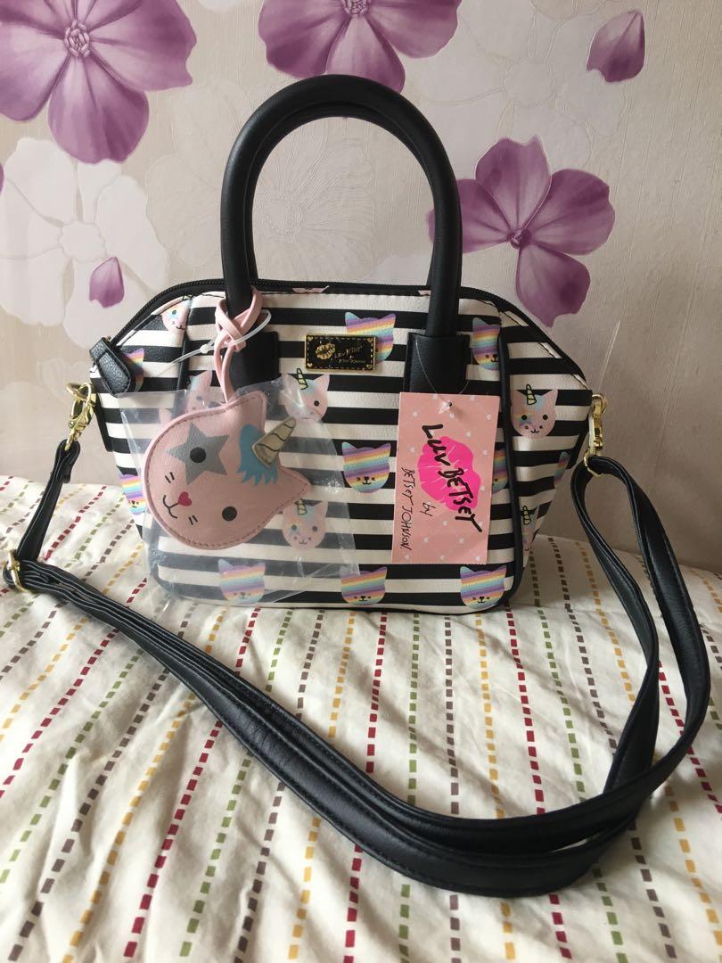 Betsey johnson sling bag on sale