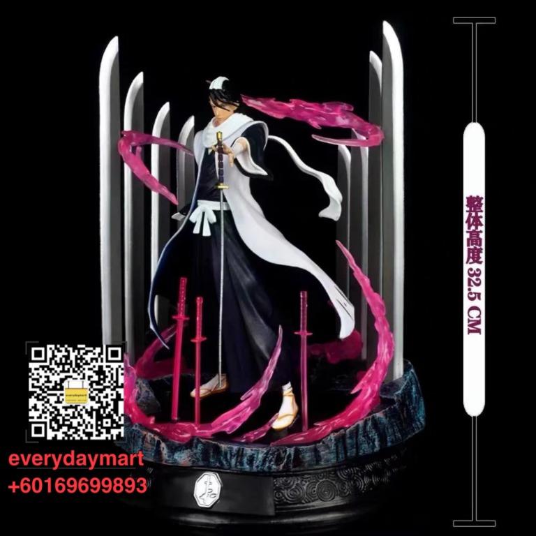 Bleach Byakuya Kuchiki Captain 6 Th Division Statues Gk Action Figure Toys 死神六番队队长朽木白哉 Gk模型盒装手办 Toys Games Action Figures Collectibles On Carousell
