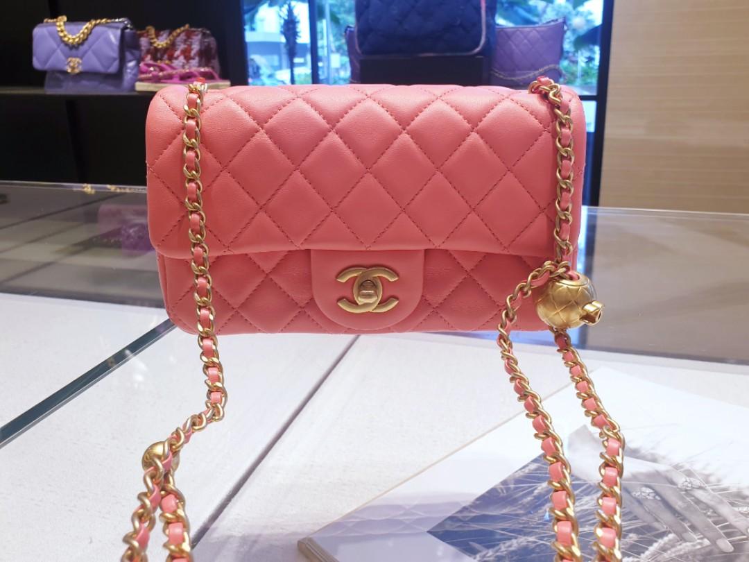Brand New Chanel Mini Flap Bag With Golden Coco Crush Ball Only For Sale No Trade Fixed Price 定价 Luxury Bags Wallets On Carousell