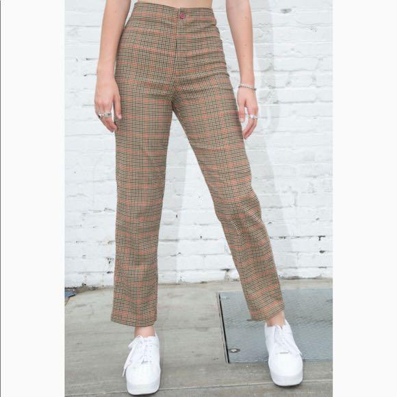 Plaid brandy melville pants sales