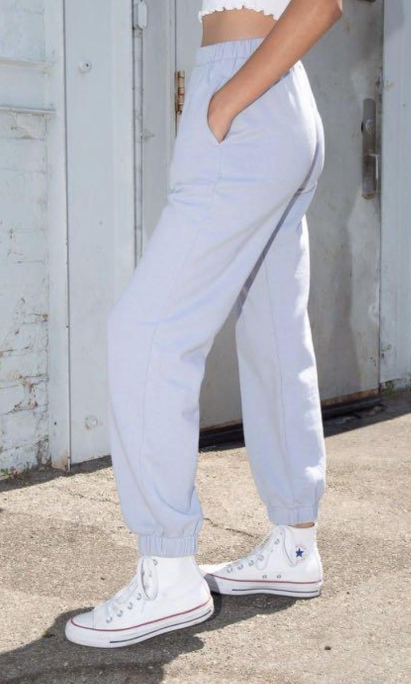 Brandy melville shop blue rosa sweatpants
