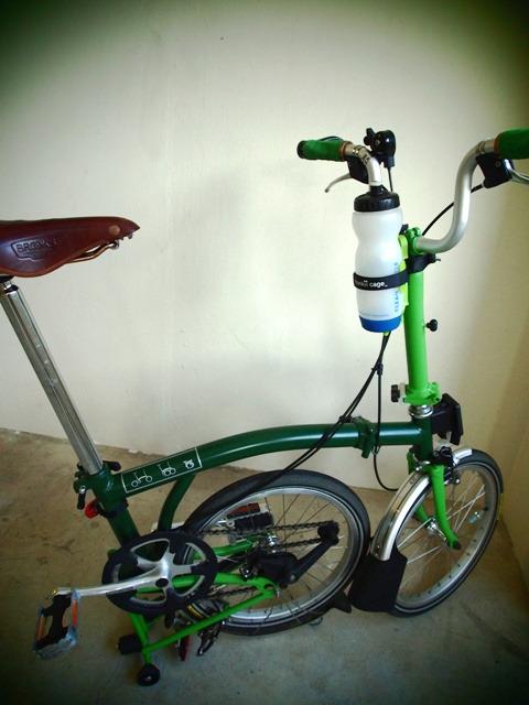 Brompton Extra mount for water bottle cage bag DOM Monkii