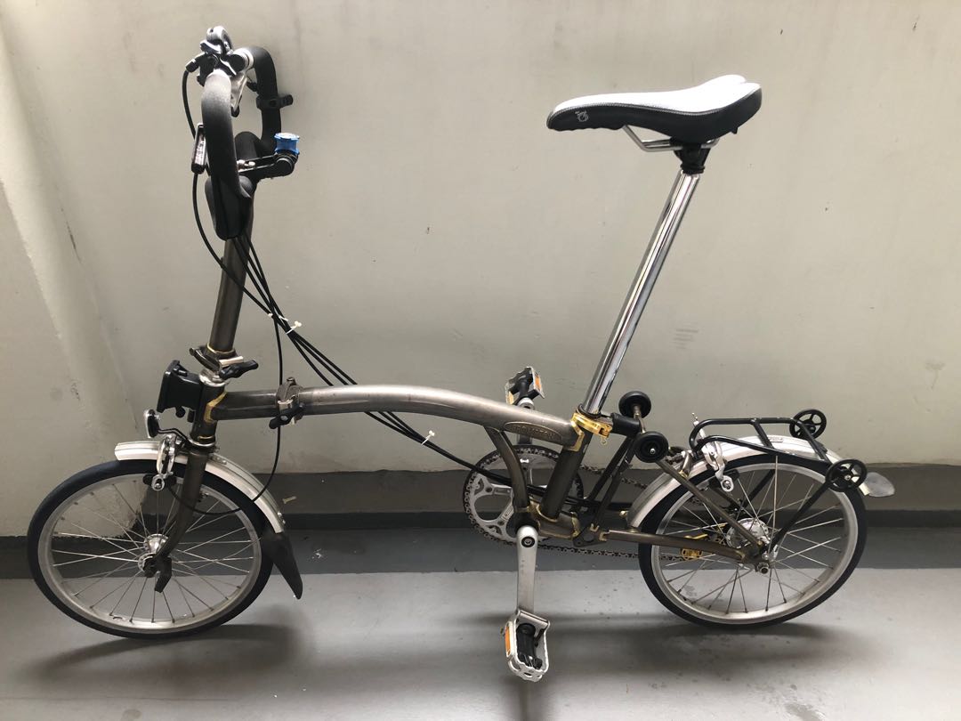 Brompton M6R raw lacquer 2007 Sports Equipment Bicycles Parts