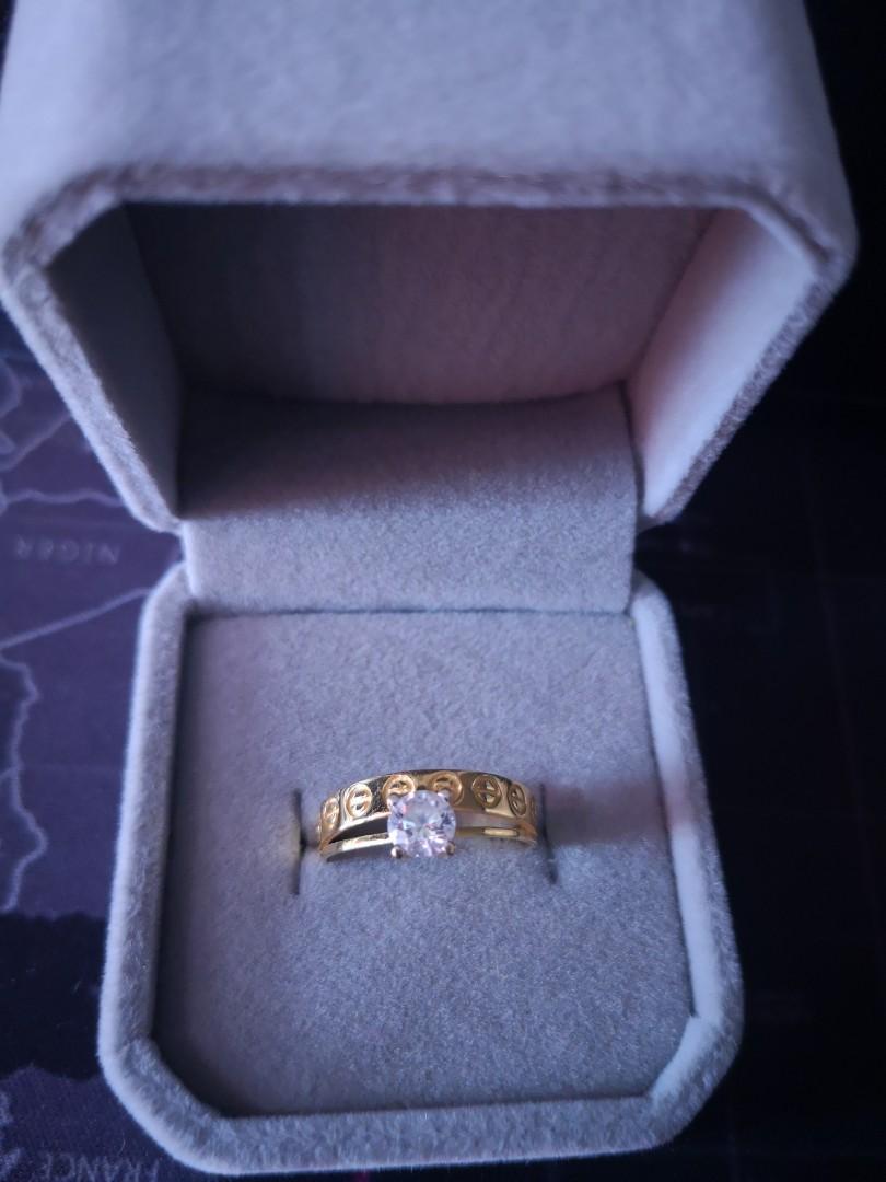 Cartier inspired sales engagement rings