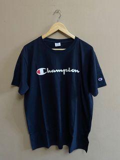 Champion Navy Blue Logo T-Shirt