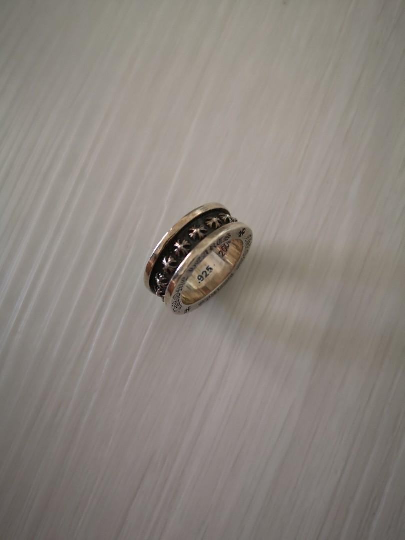 Chrome hearts mini cross ring hotsell