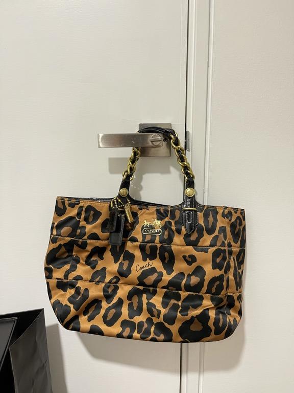 Coach animal online print handbag
