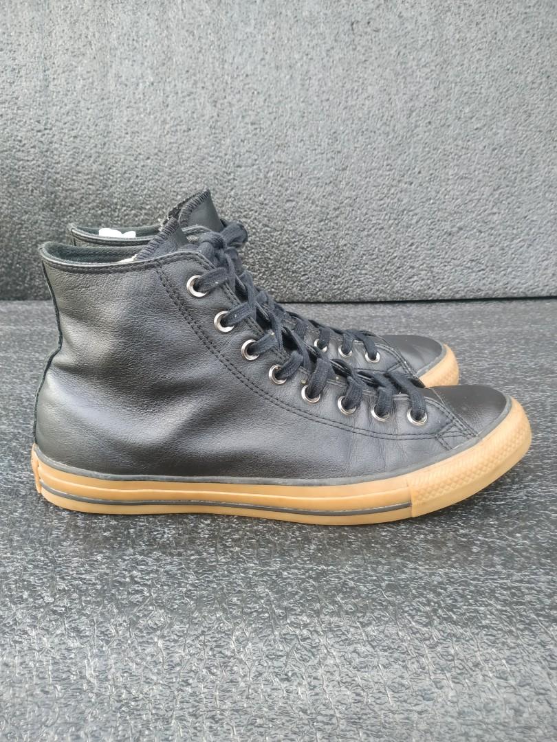 Converse leather gum shop sole