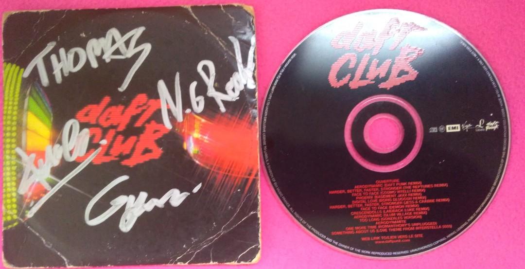HelpMe Daft Punk-Daft Club-Album Compilation CD with Daft Punk  Signature-