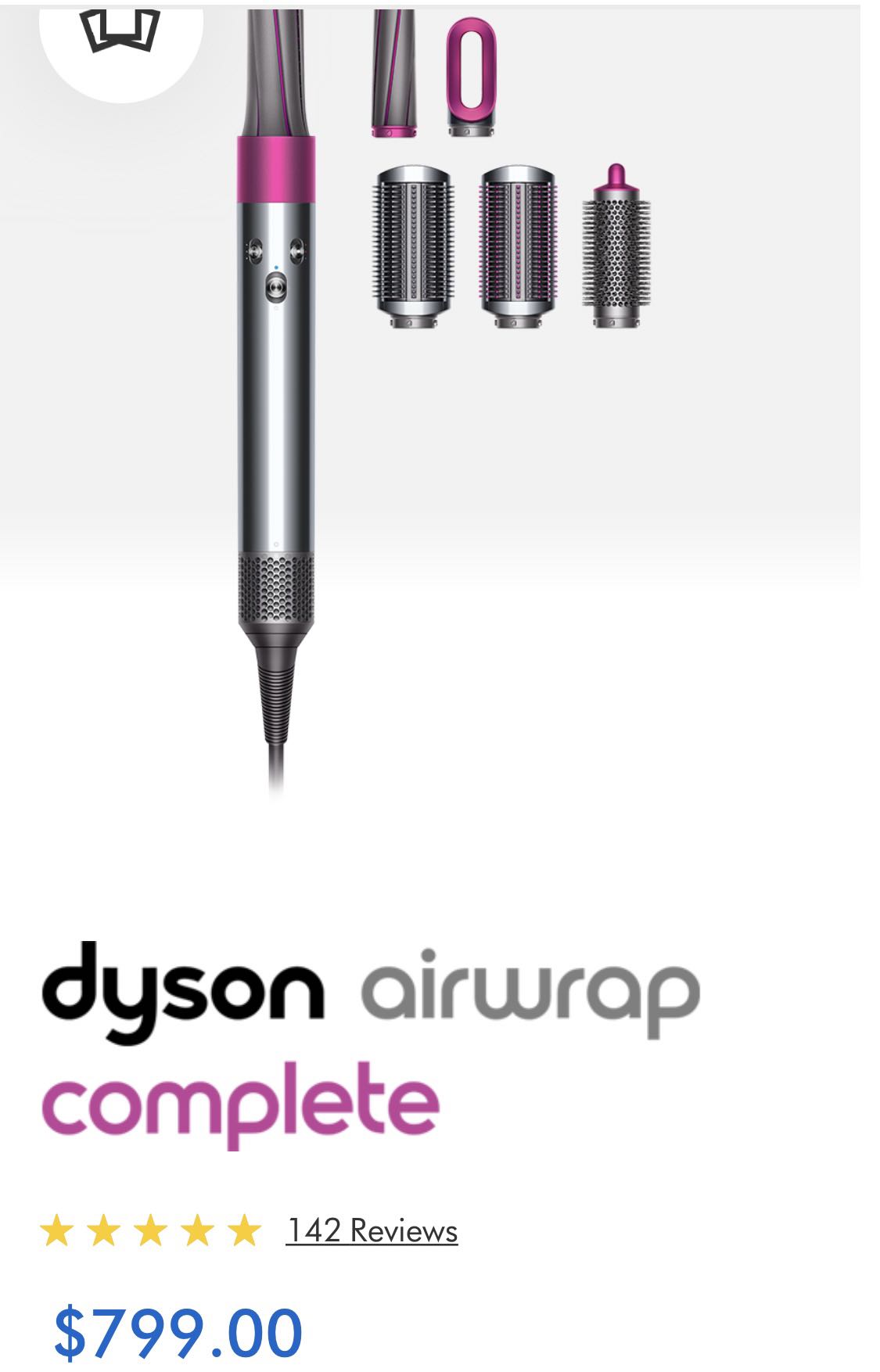 Dyson air wrap, Beauty & Personal Care, Hair on Carousell