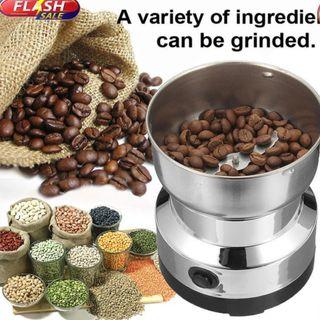 Electric Coffee Grinder Stainless Steel Coffee Bean Grinding Machine Home Kitchen Spice