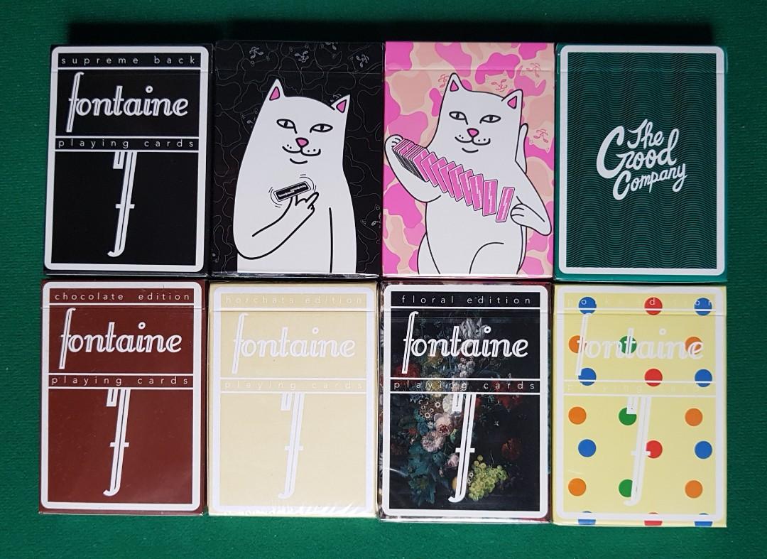 Fontaine playing cards, Hobbies & Toys, Memorabilia & Collectibles 