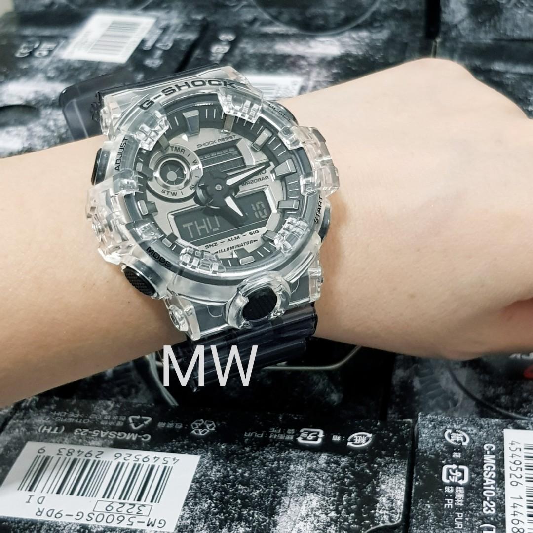 G Shock transparent version ga700 ga 700 ga 700sk men s watch