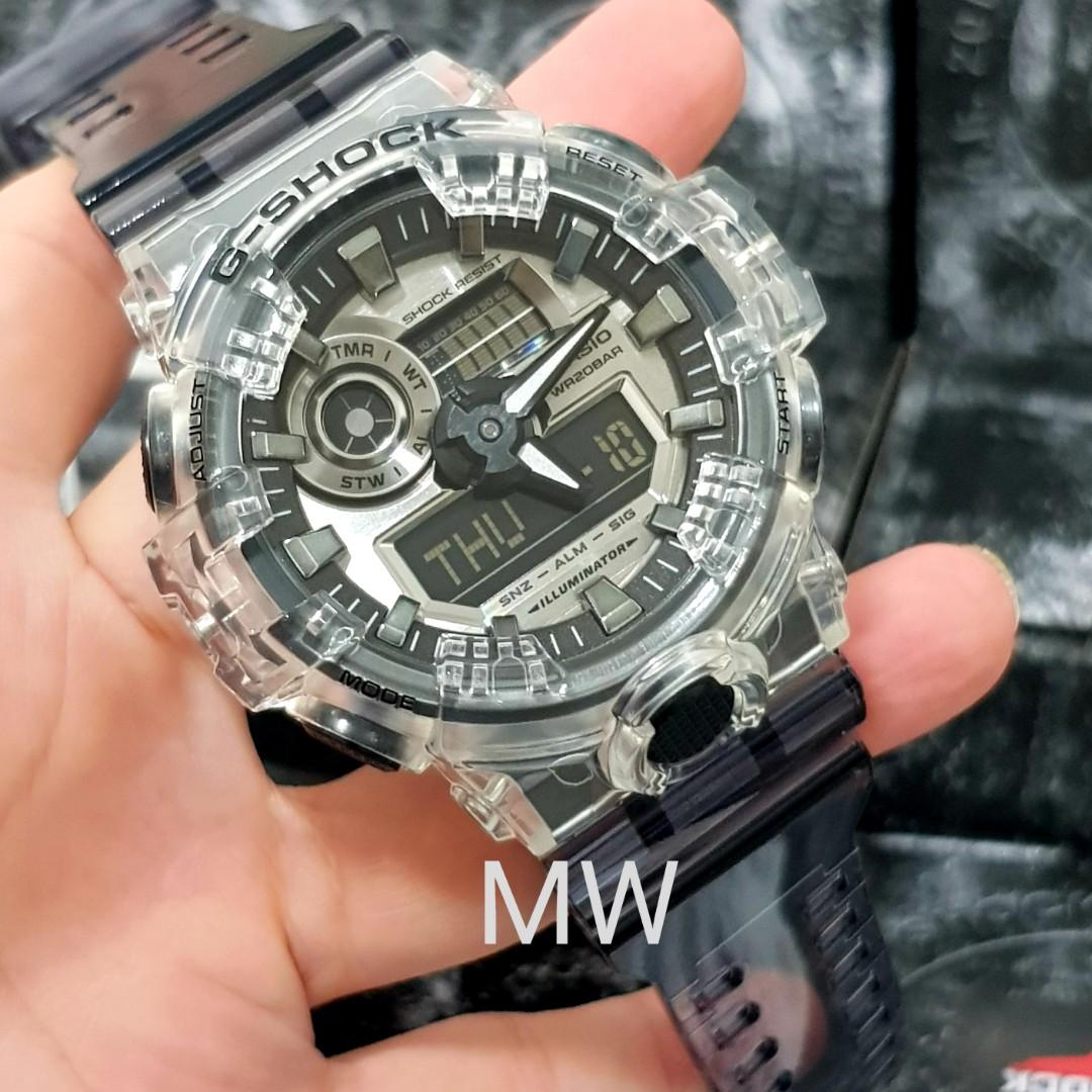 G shock ga 700 transparent store