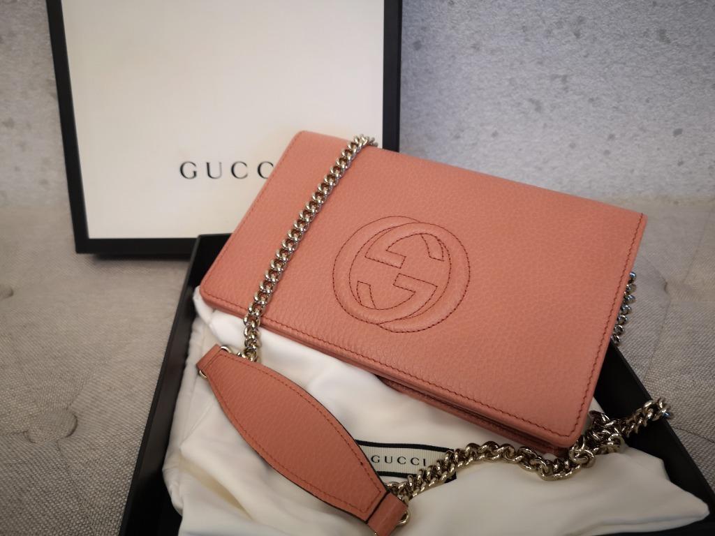 Gucci Soho Large Wallet on Chain WOC Luxury Bags Wallets on