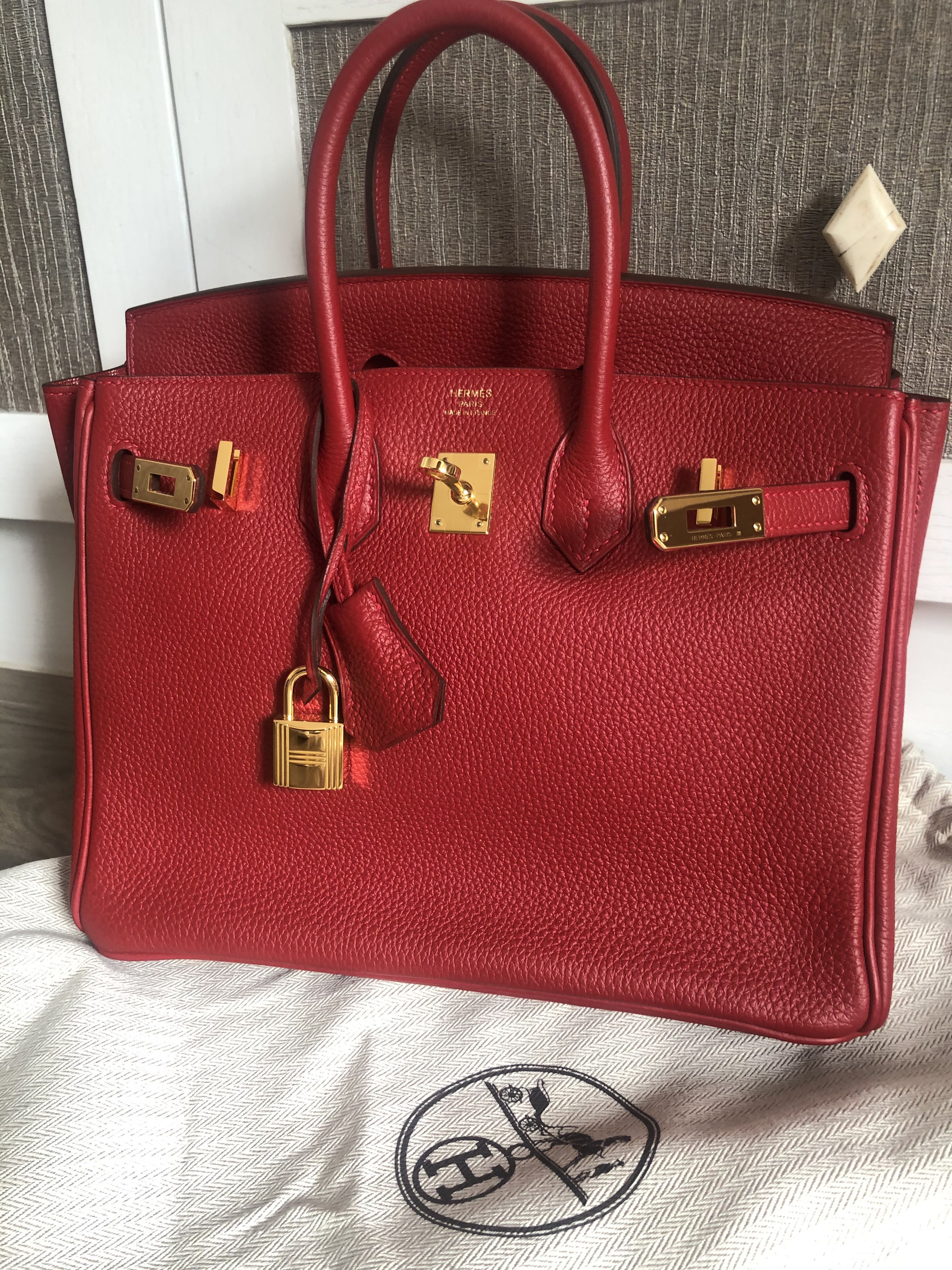 Birkin 25 red sales