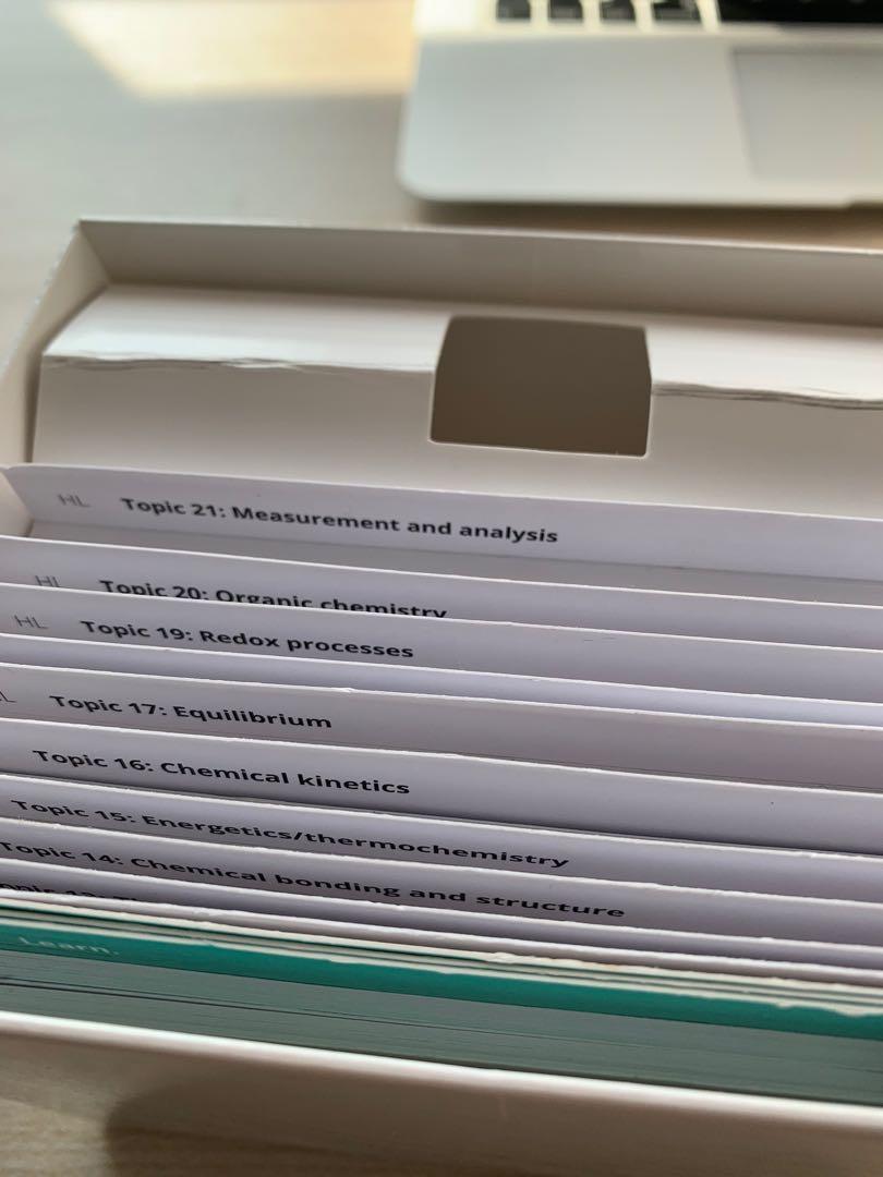 IB Chemistry HL SmartPrep Flashcards, 興趣及遊戲, 書本 & 文具, 教科書 Carousell