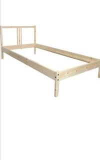Ikea bed frame and slatted bed base