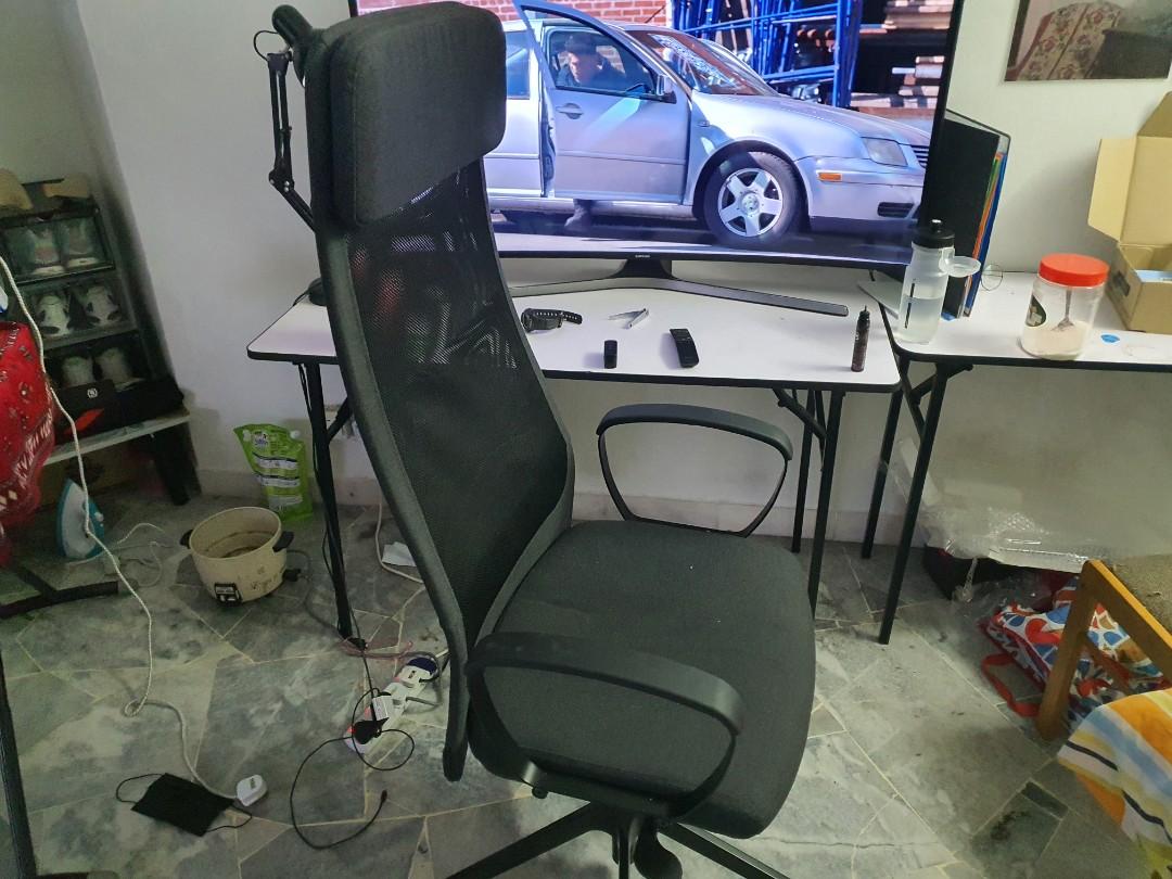 Ikea markus ergonomic gaming chair, Furniture & Home Living, Furniture
