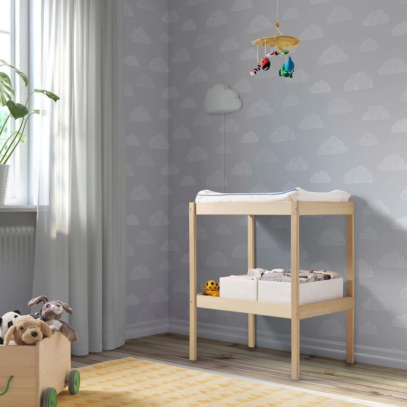 Ikea Sniglar changing table changing pad 2 covers Babies Kids Baby Nursery Kids Furniture Changing Tables Stations on Carousell