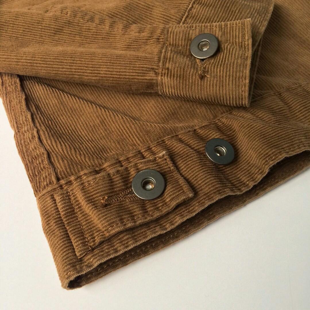 Jaket Corduroy UNIQLO Trucker XL Brown 