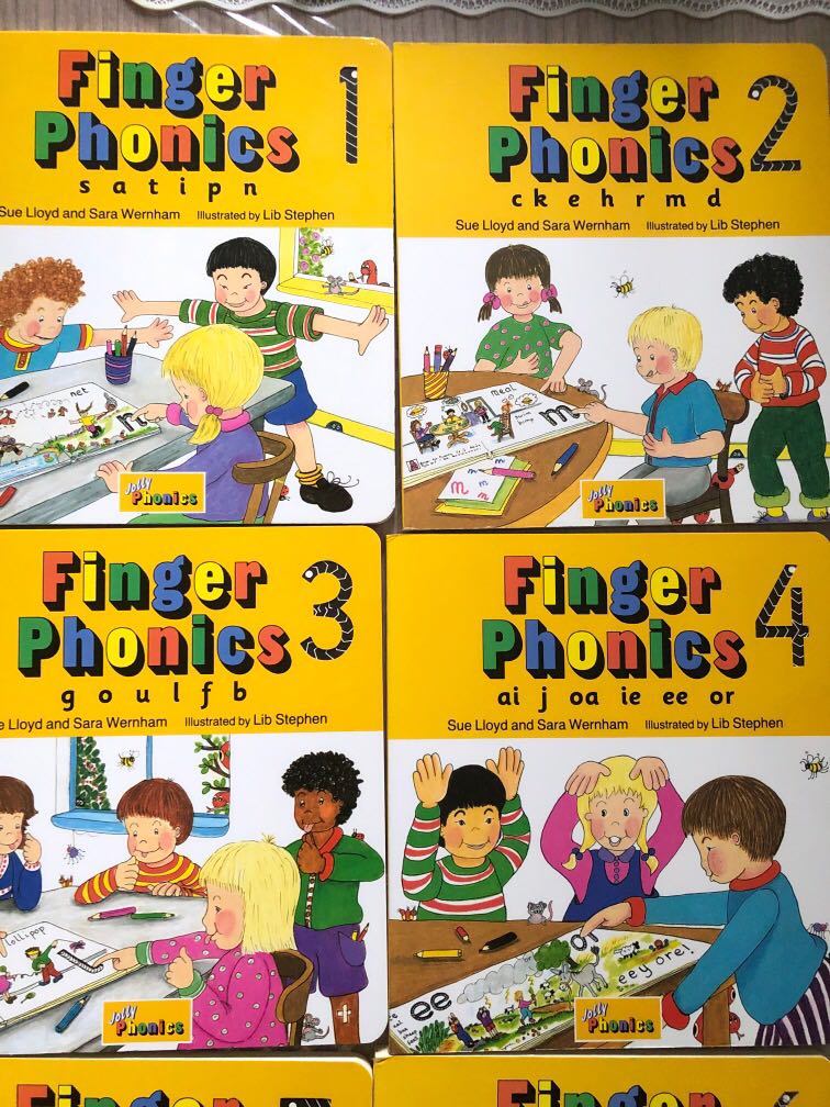 Jolly phonics finger phonics book 1-7
