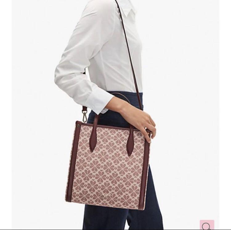 Spade flower coated canvas sales medium north south tote